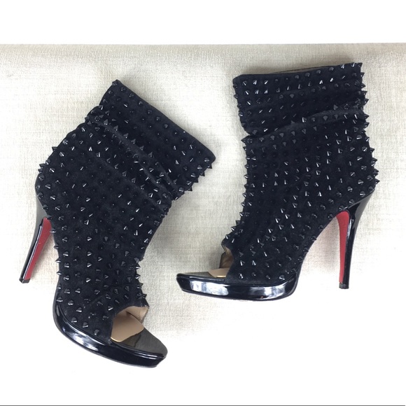 Christian Louboutin Shoes - Christian Louboutin Black Guerrilla 120 Boots 11